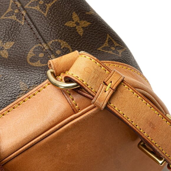 LOUIS VUITTON Authentic Brown Monogram Leather Backpack main image 10